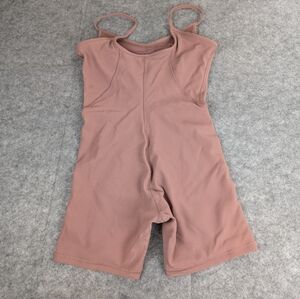 Lululemon Bodysuit Mauve/Rosewood Stretch Romper with Spaghetti Straps Size 8
